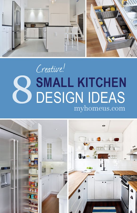 8 Creative Small Kitchen Design Ideas | MyHome - NYC Design + Remodeling blog