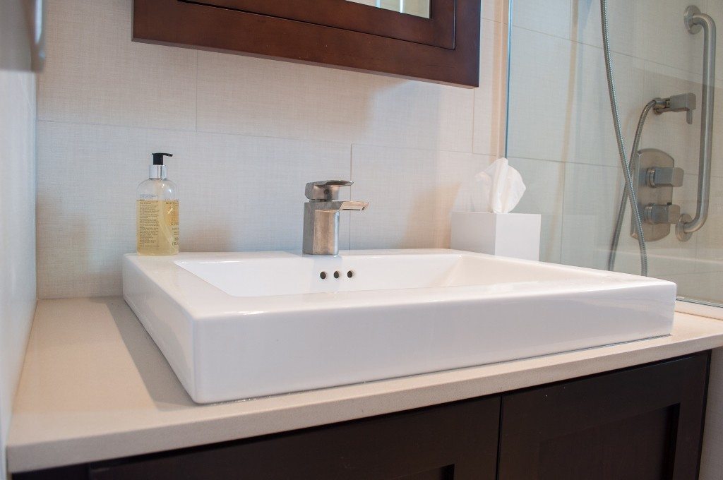 NYC Trends: Bathroom Vanities - Vessel sinks. Bathroom Remodel by MyHome Design & Remodeling