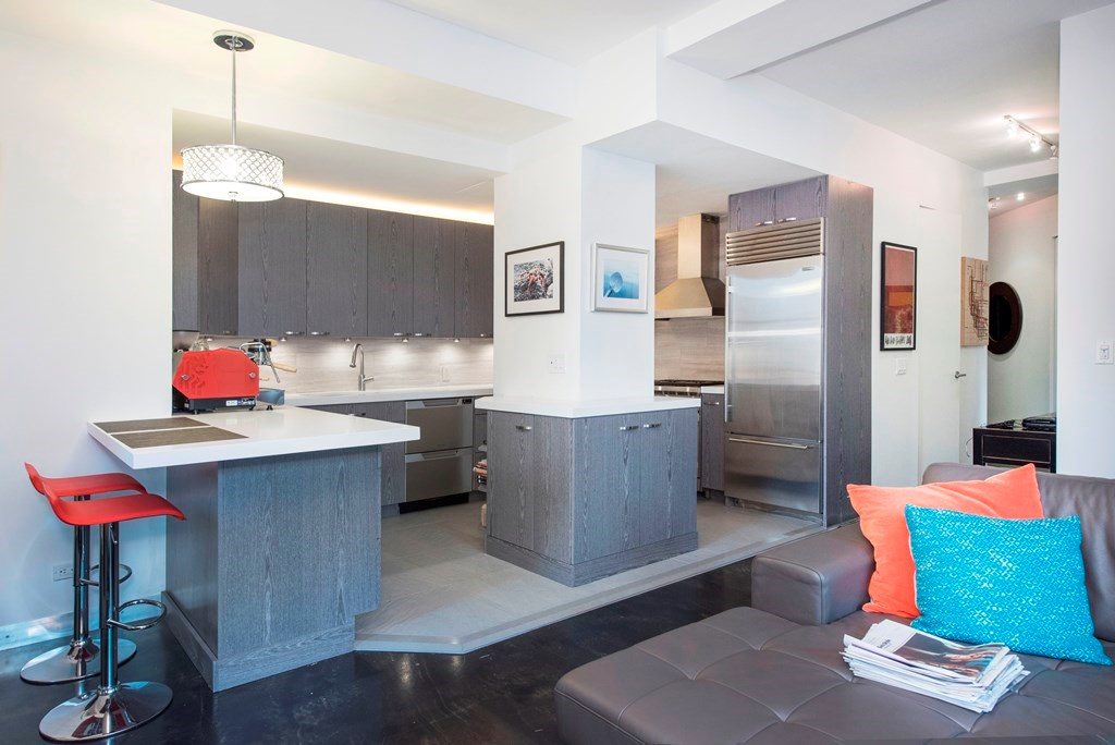 kitchen island with storage