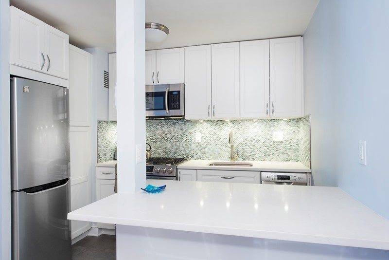 White NYC Kitchen Color