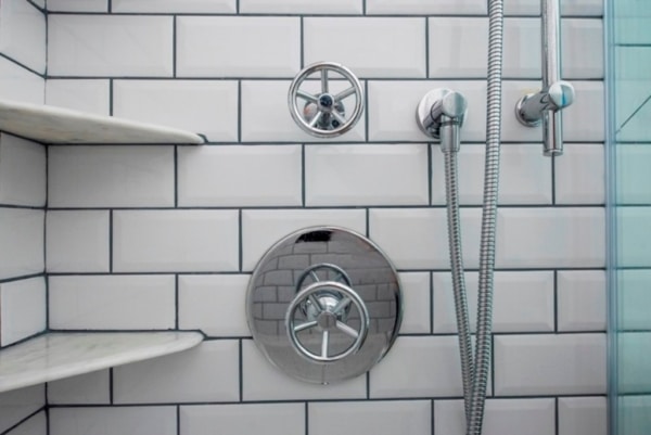 Grout size in shower