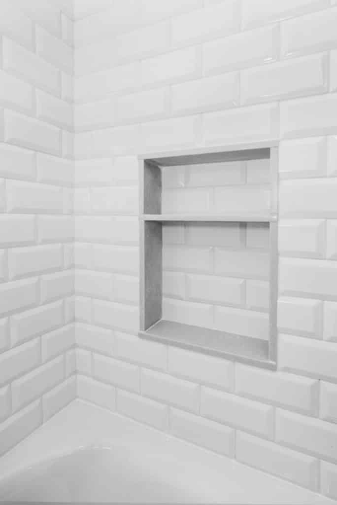 White Tile bathroom