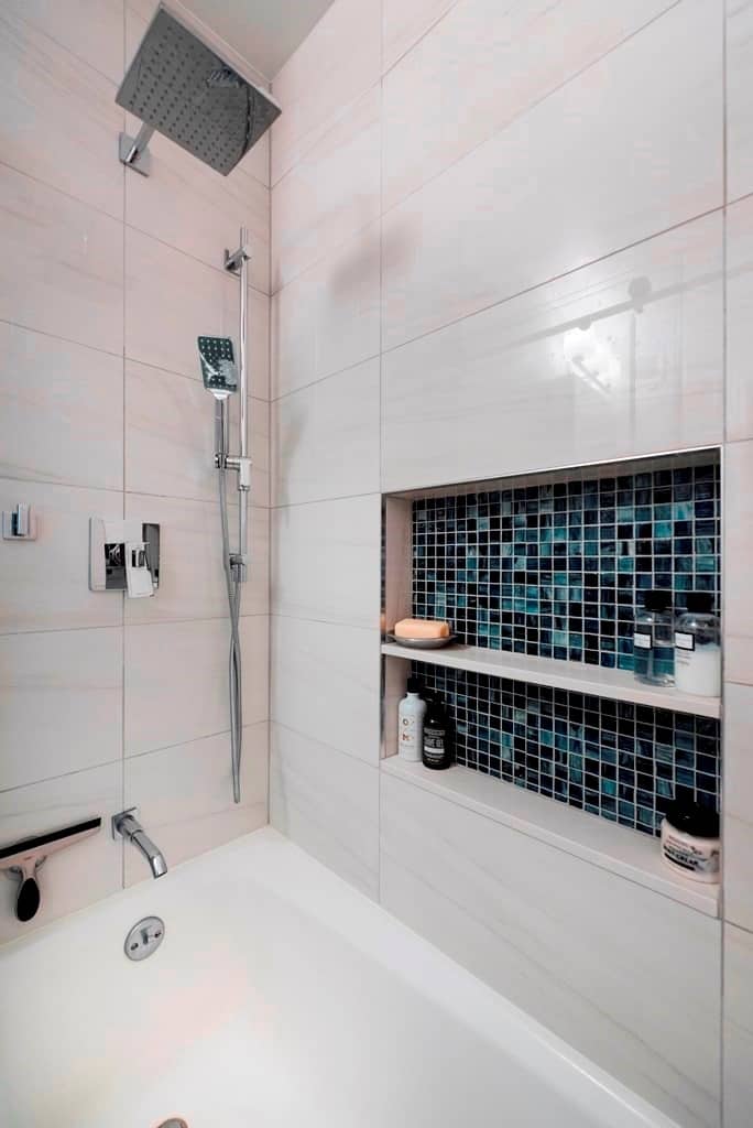 bathroom with standing shower