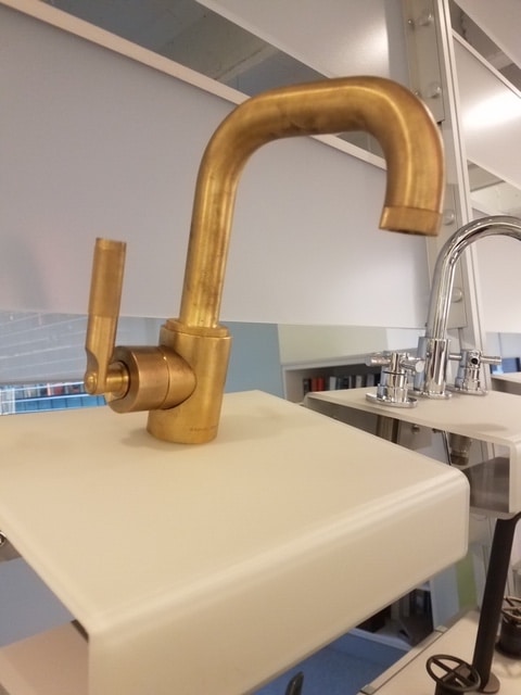 gold faucet