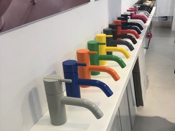 colorful bathroom faucets