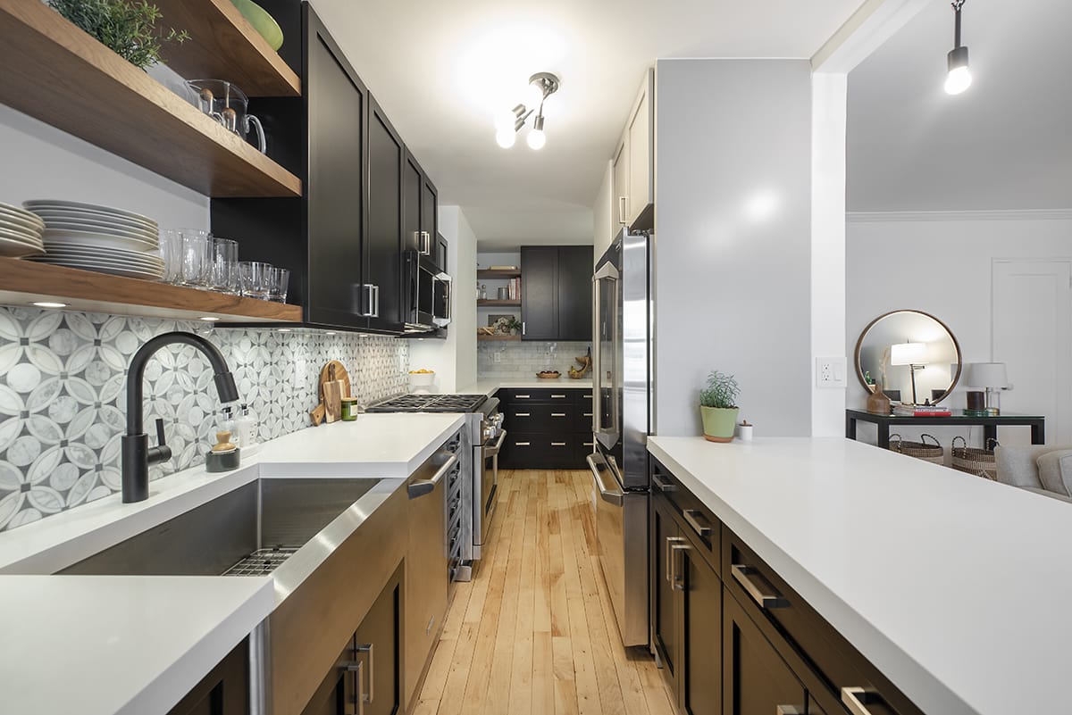 Small Galley Kitchen In Nyc