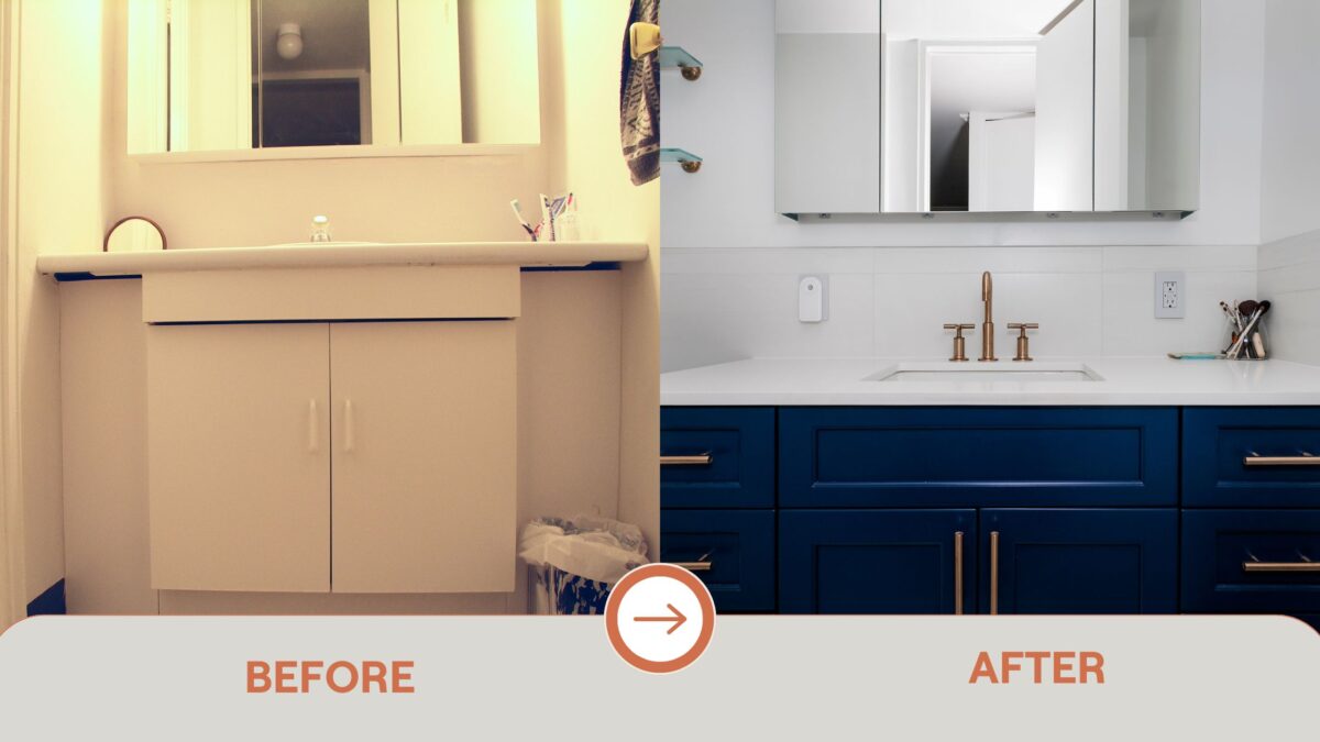 Before & After- Sink Renovation