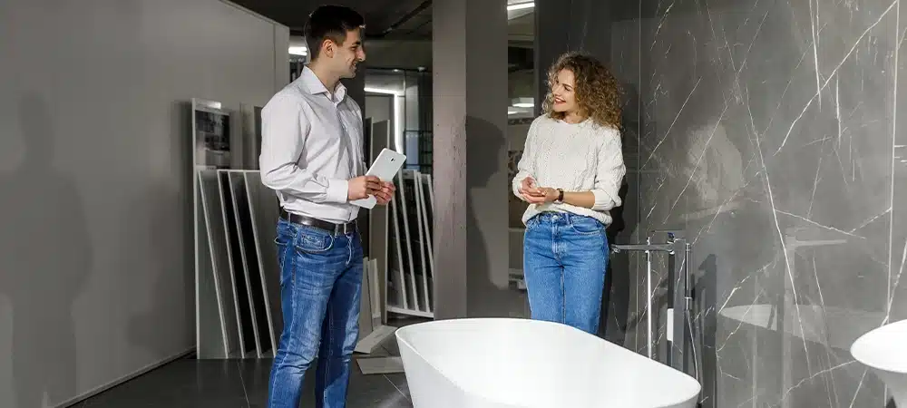 seeking help from professional for bathroom renovation