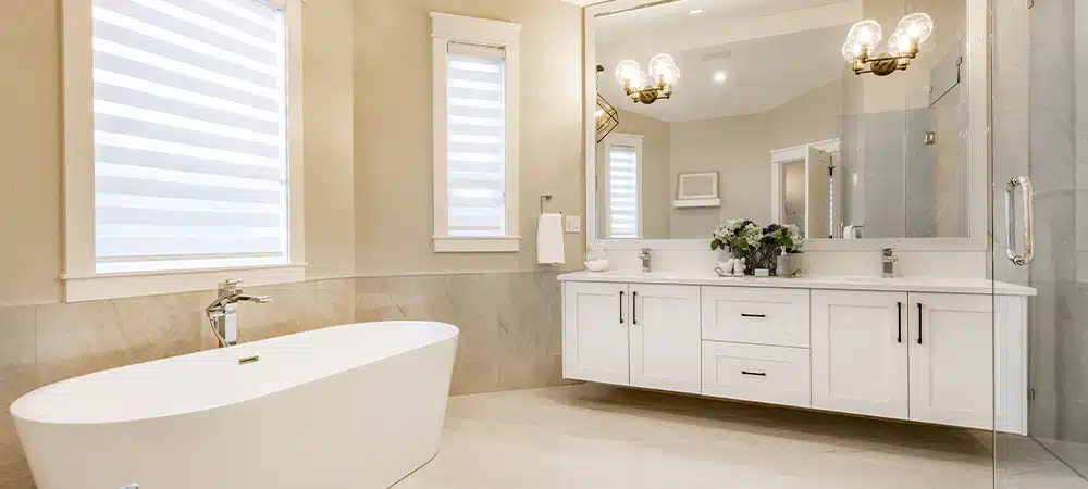 bathroom like spa with natural light