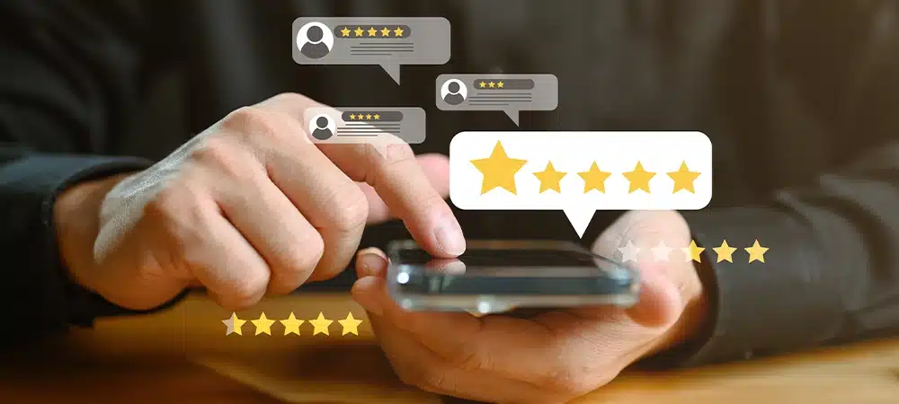 online customer reviews