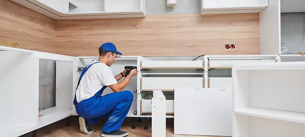 labour replacing kitchen cabinets
