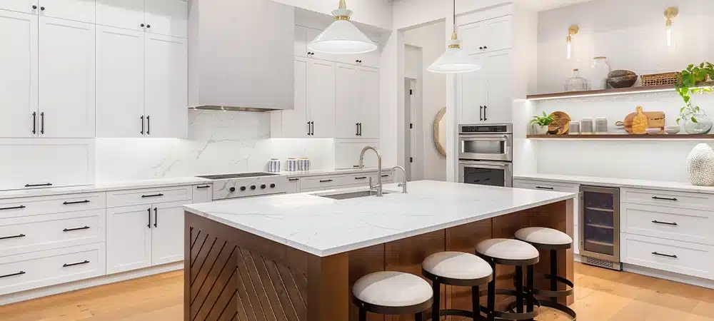 luxury kitchen remodel with brand new appliance