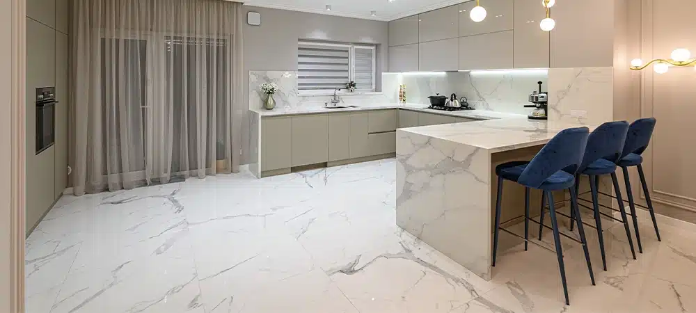 kitchen marbel flooring