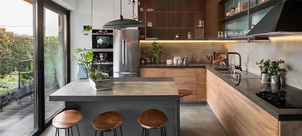 luxury kitchen island