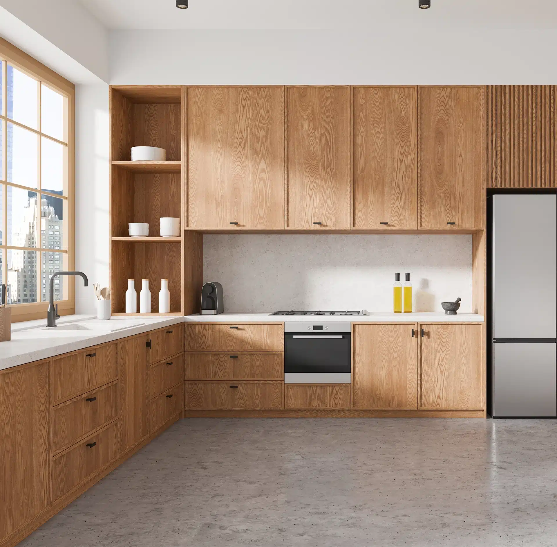 Custom Cabinet In Kitchen