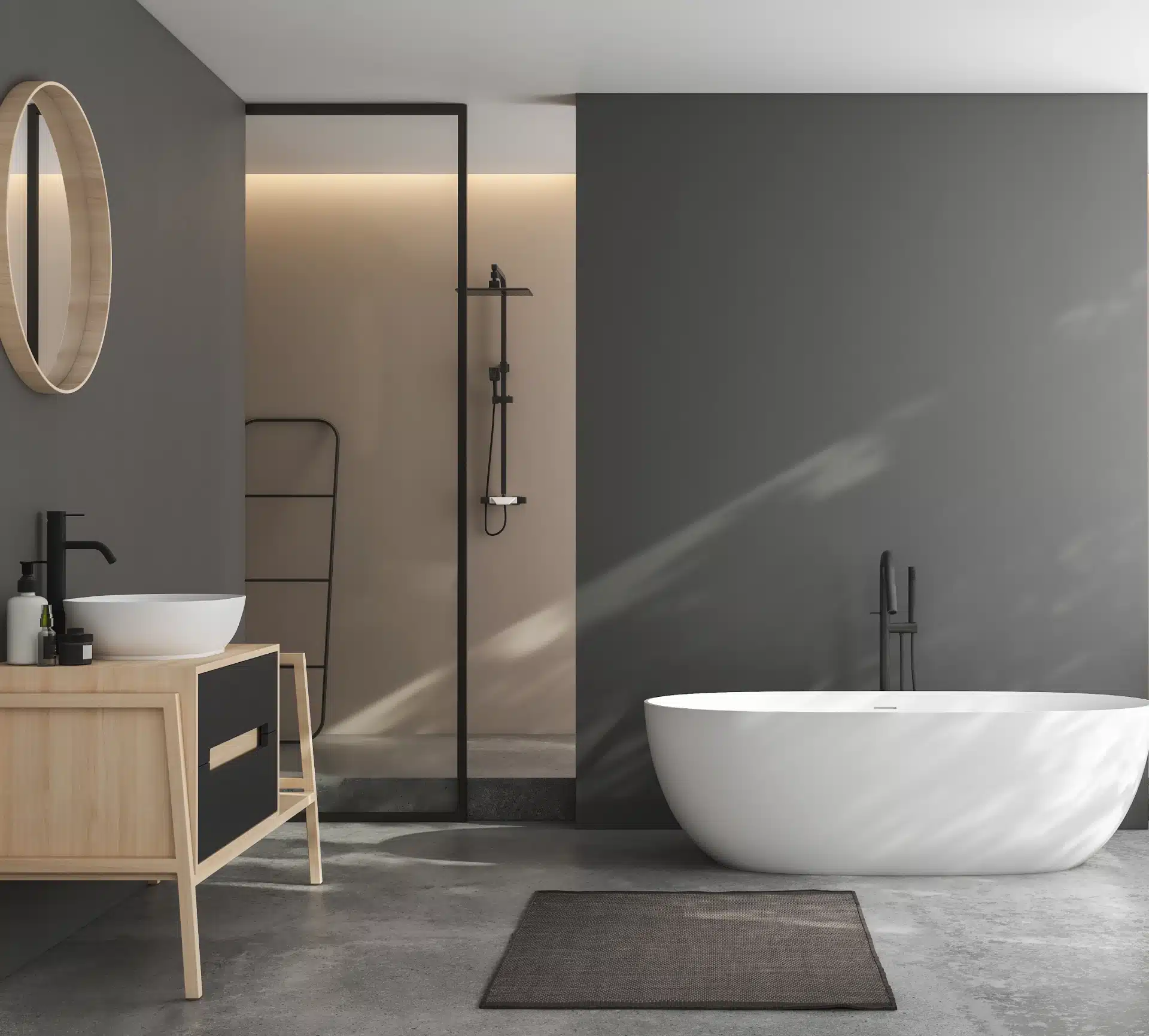 Full View Of Bathroom In Manhattan
