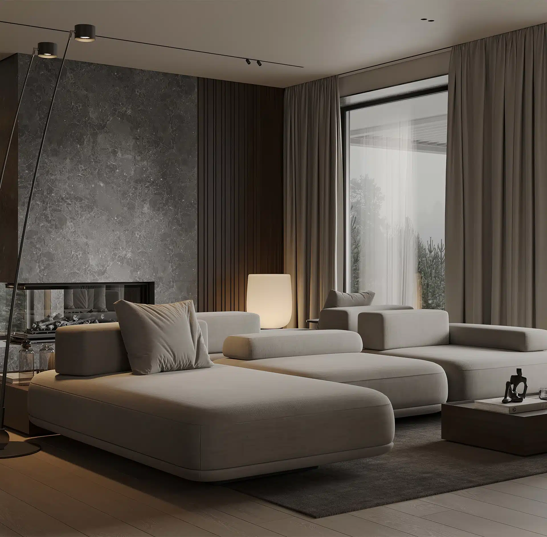 Living Room Space In Modern Home