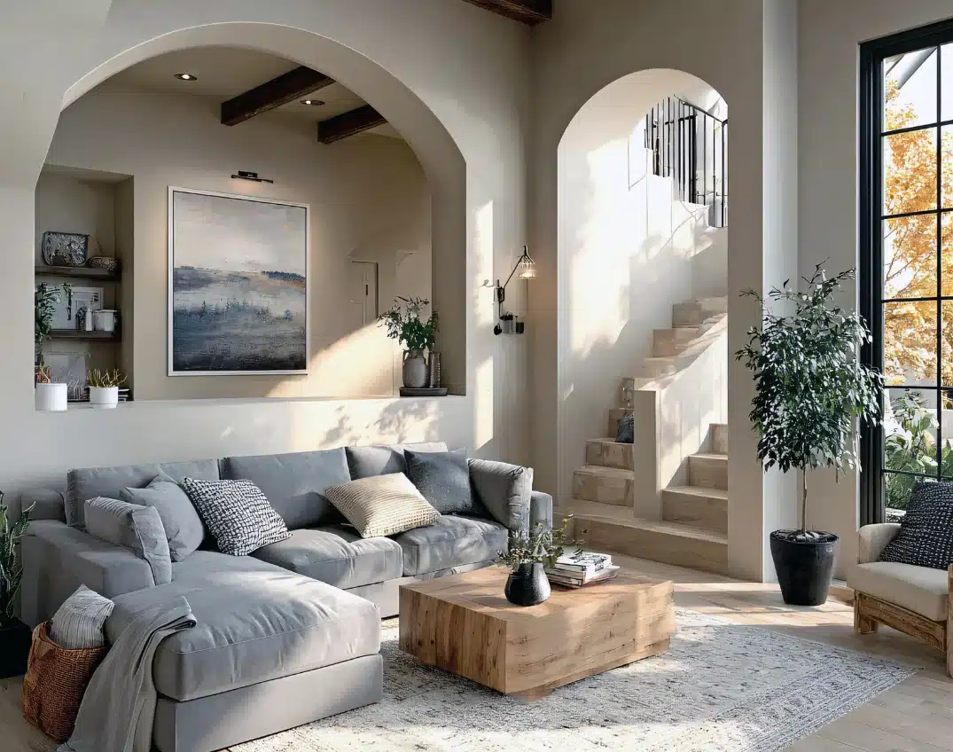 Cobblestone Street Brownstones