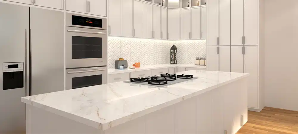 Bathroom kitchen closet Interior Design with realistic render