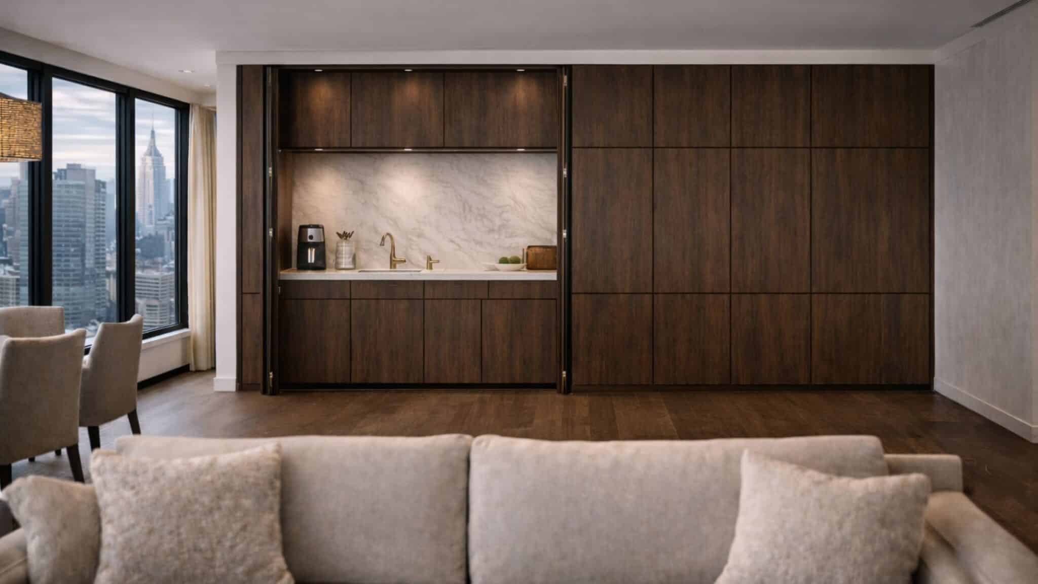 Invisible Kitchen Design NYC: Hidden Storage & Smart Layouts