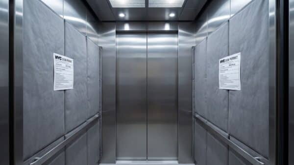 Protected NYC Condo elevator