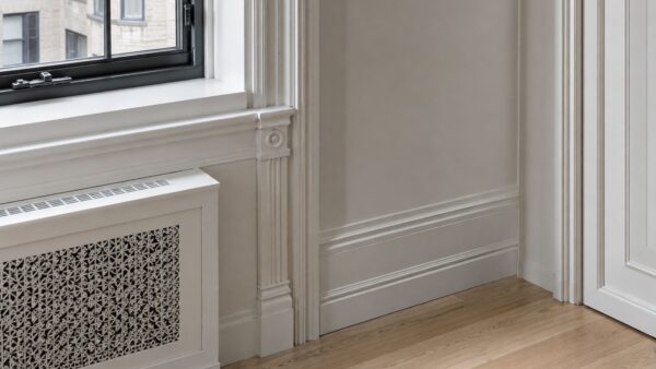 Restored pre-war Manhattan apartment details showing the building conditions experienced NYC contractors understand.